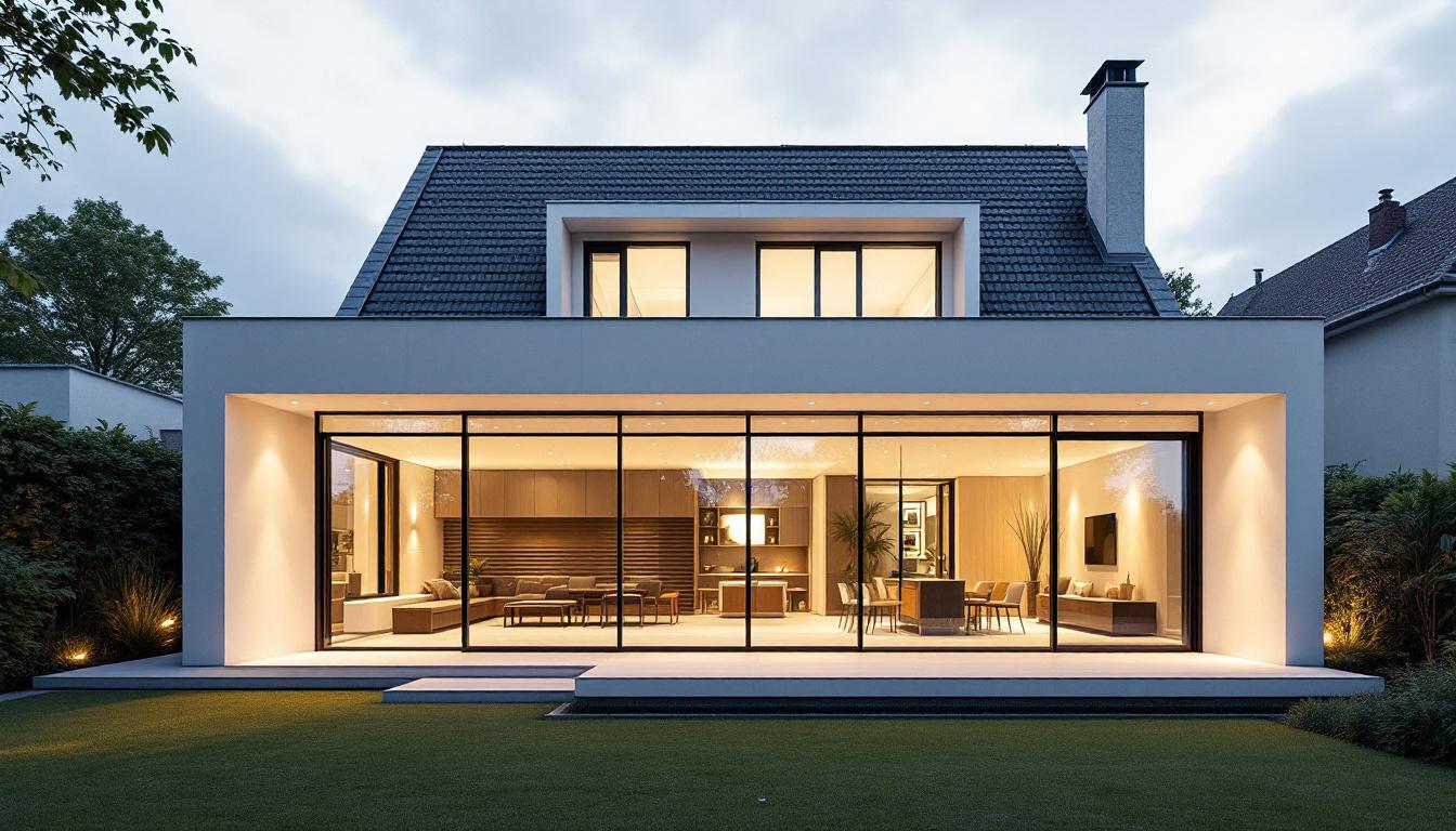 Extension à toit plat